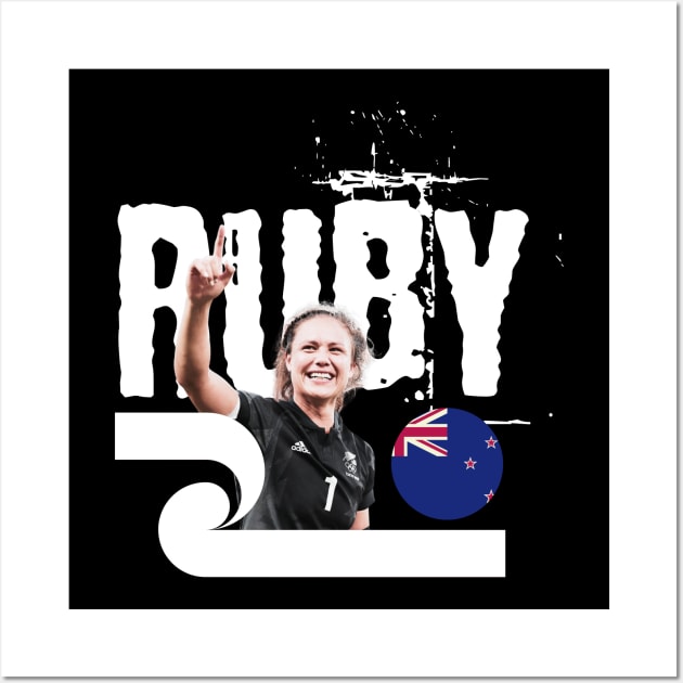 Ruby Tui, Kiwi Icon, New Zealand Rugby Wall Art by Teessential